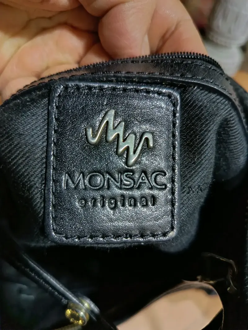 Cártera hombro negro Monsac Hobo - 3