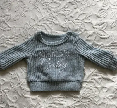 Suéter de bebé azul Shein 0-1M - miniatura 1