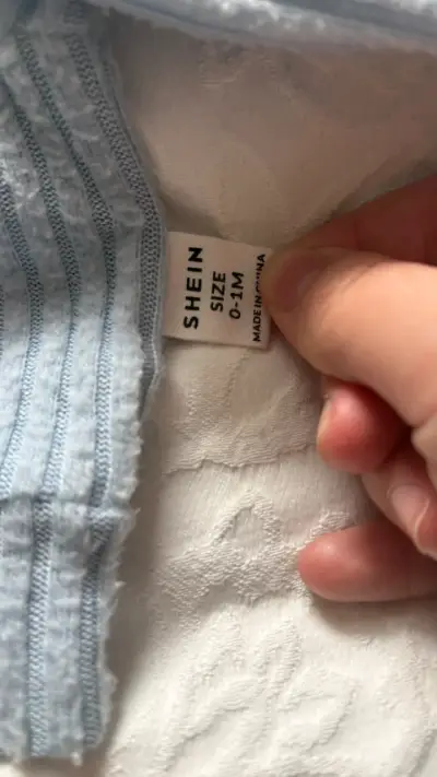 Suéter de bebé azul Shein 0-1M - miniatura 3