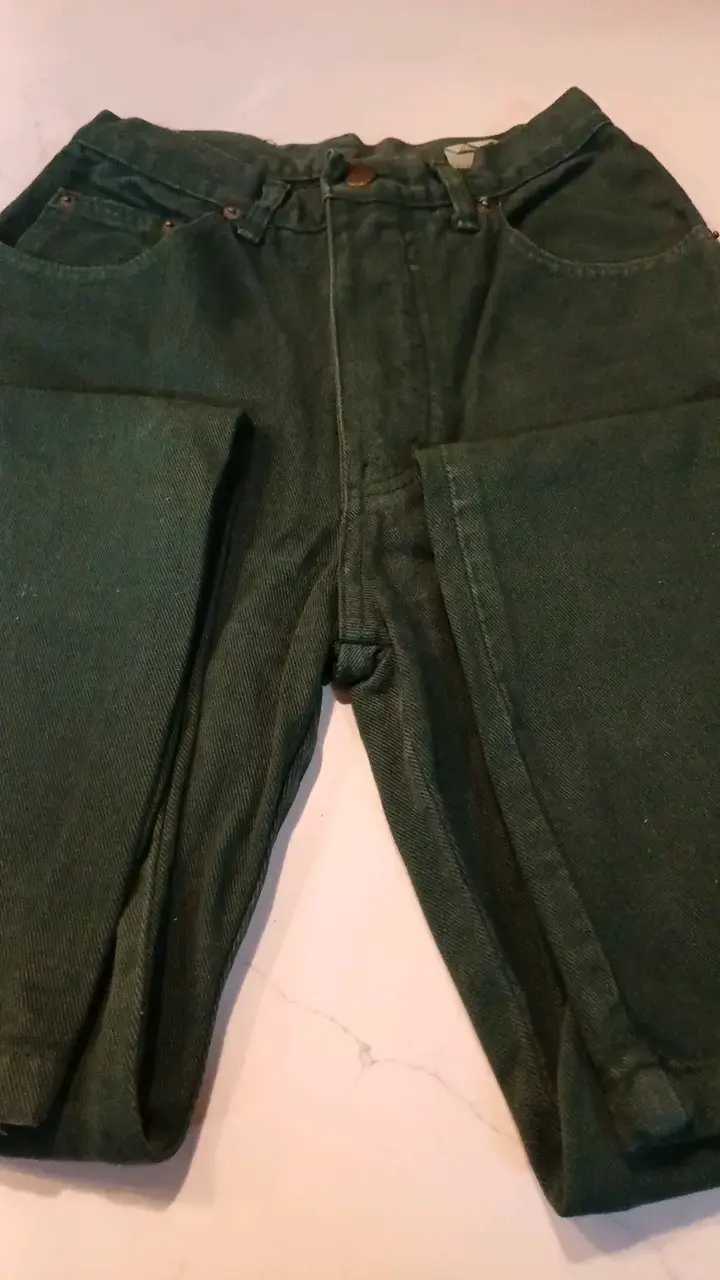 Jeans verdes para mujer en buen estado