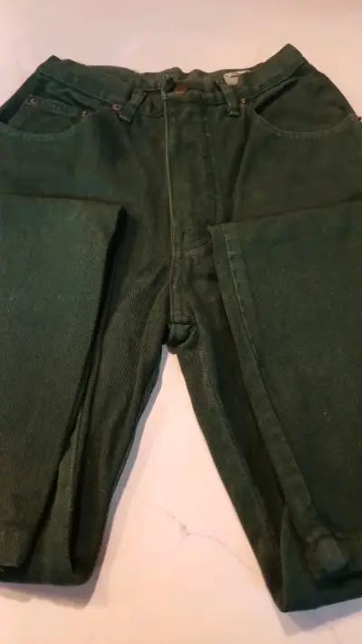 Jeans verdes para mujer en buen estado - miniatura 1
