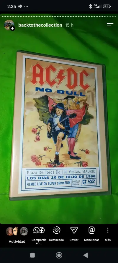 DVD AC/DC No Bull en vivo Madrid 1996 - miniatura 2
