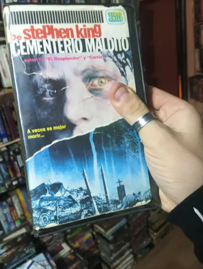 VHS Cementerio Maldito de Stephen King - miniatura 1