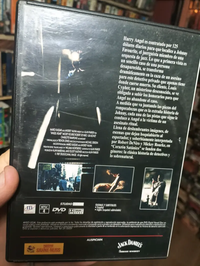 DVD Corazón Satánico (Angel Heart) de Alan Parker - 2