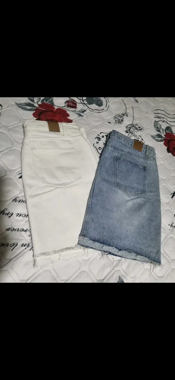 Faldas de mezclilla y blanca para mujer - 2