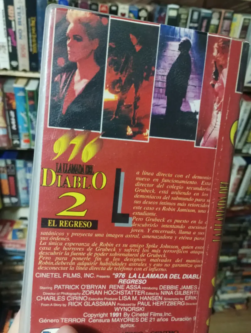 VHS La Llamada del Diablo 2 El Regreso - 2