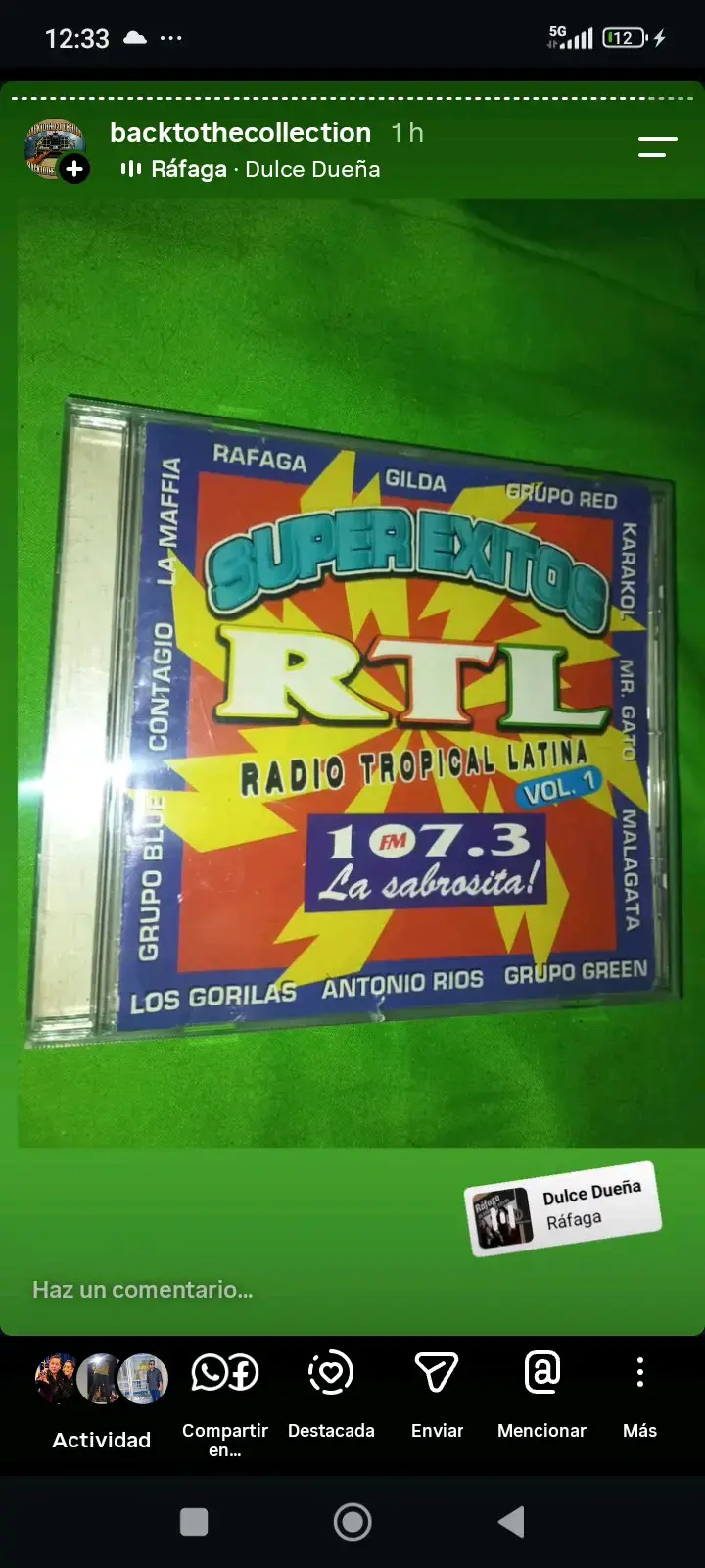 CD Super Éxitos RTL Vol. 1 Radio Tropical Latina - 1