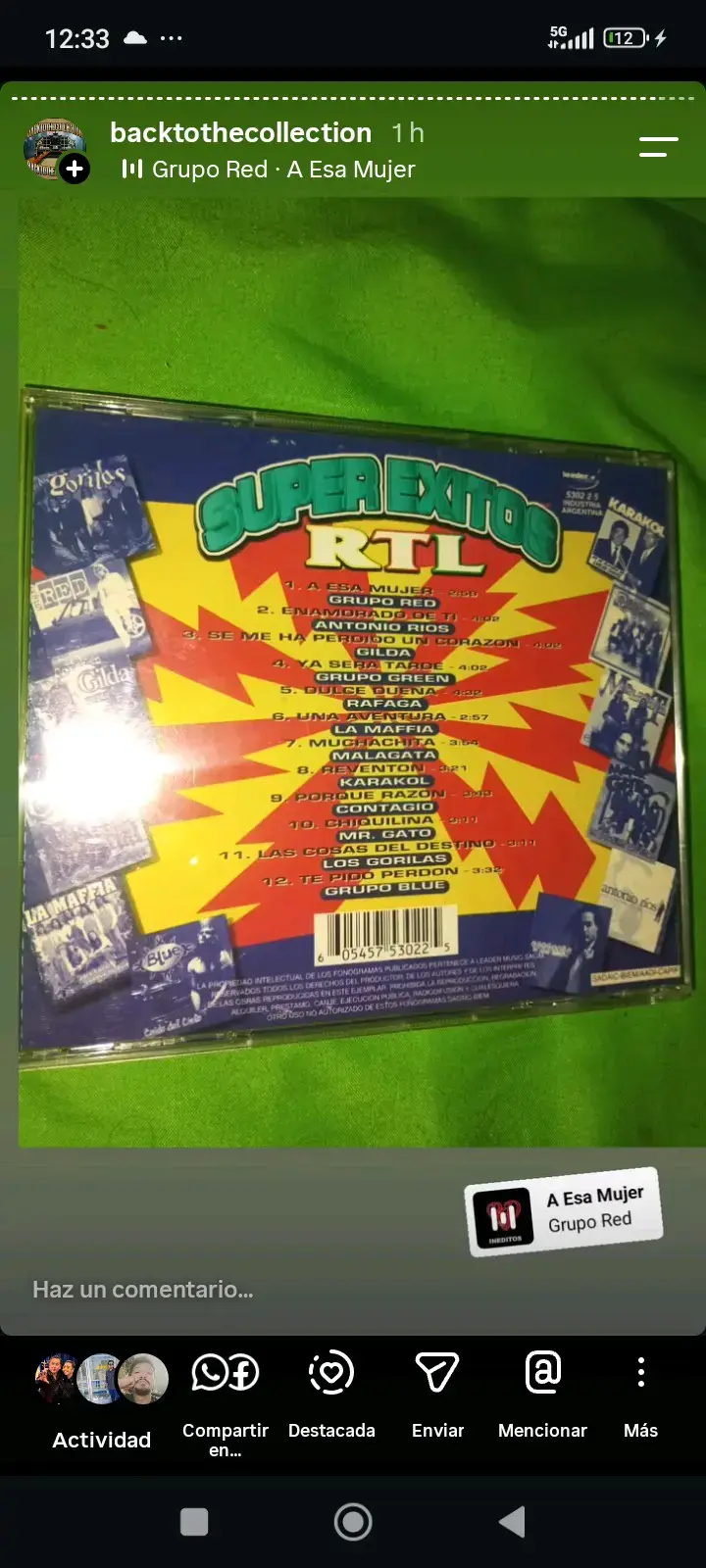 CD Super Éxitos RTL Vol. 1 Radio Tropical Latina - 3