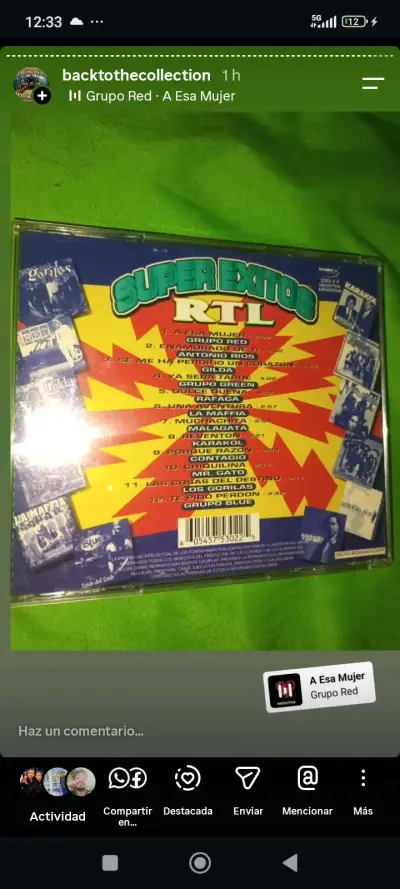 CD Super Éxitos RTL Vol. 1 Radio Tropical Latina - miniatura 3
