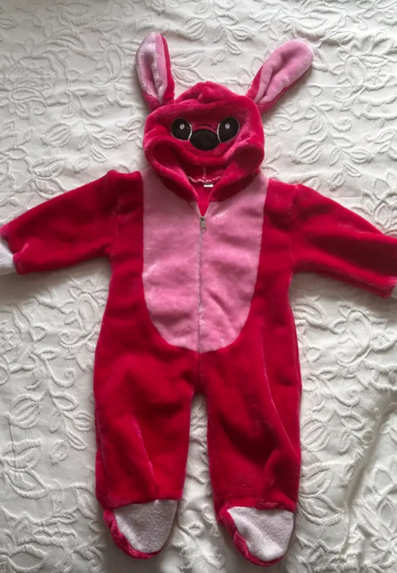 Disfraz de stich rosado para bebé - 2