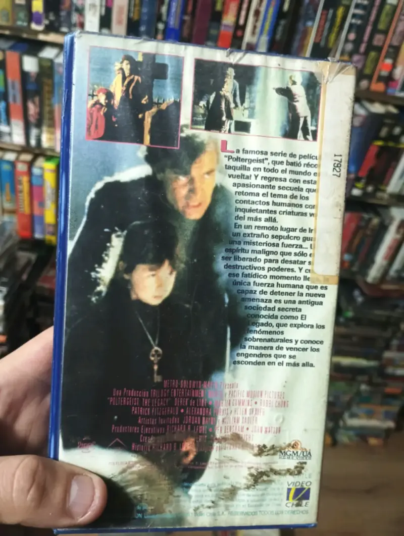 VHS Poltergeist El Legado en Español - 2