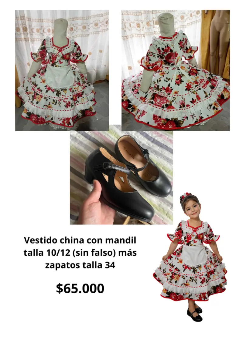 Vestido china talla 10/12 - 1