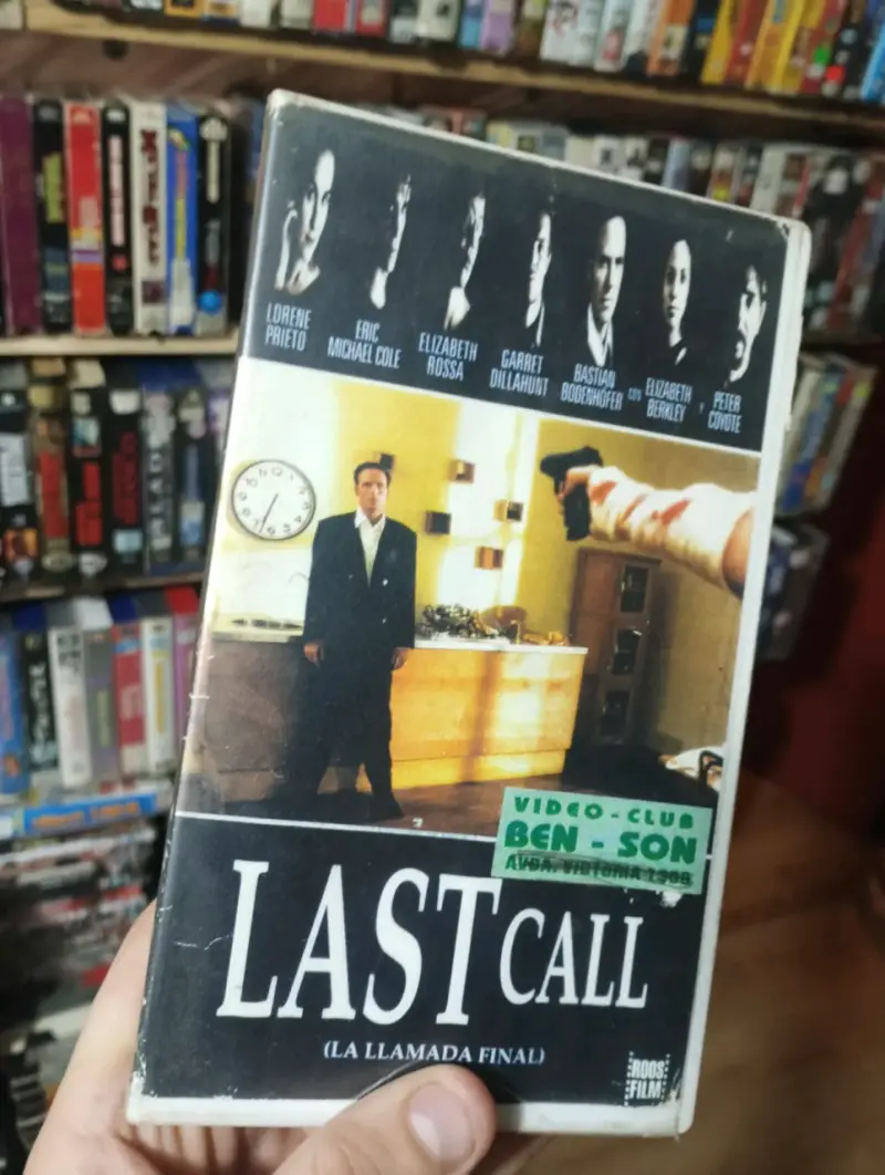 Película VHS Last Call La Llamada Final