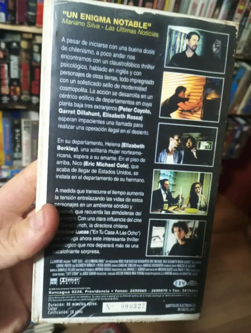 Película VHS Last Call La Llamada Final - 2