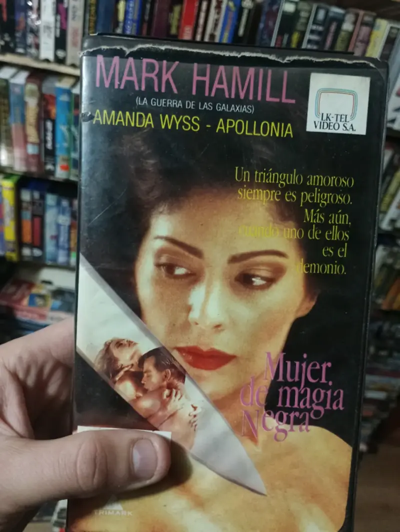 VHS Mujer de Magia Negra con Mark Hamill