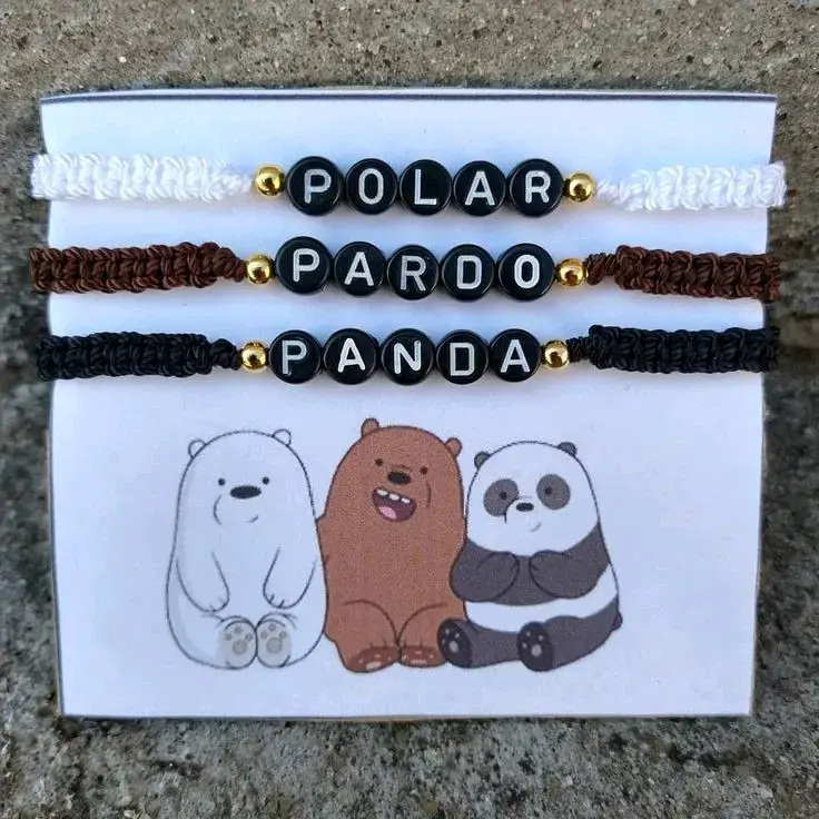 Pulseras de amistad personalizadas con iniciales - 6