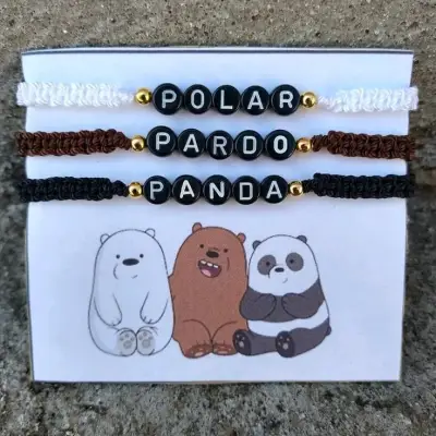 Pulseras de amistad personalizadas con iniciales - miniatura 6
