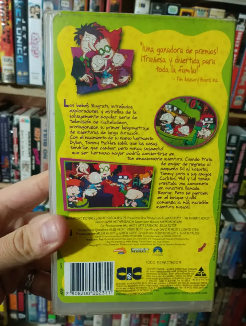 VHS Rugrats La Película Aventuras en Pañales - 2