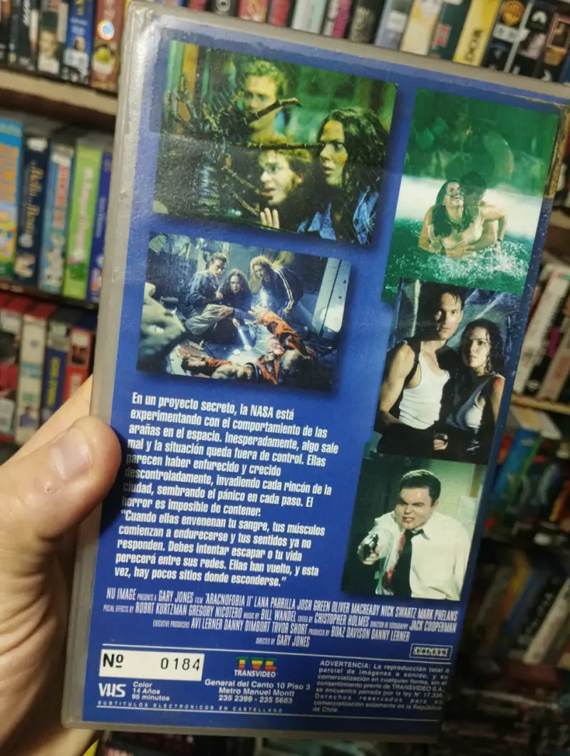 VHS Aracnofobia II El Horror Se Agiganta - 2