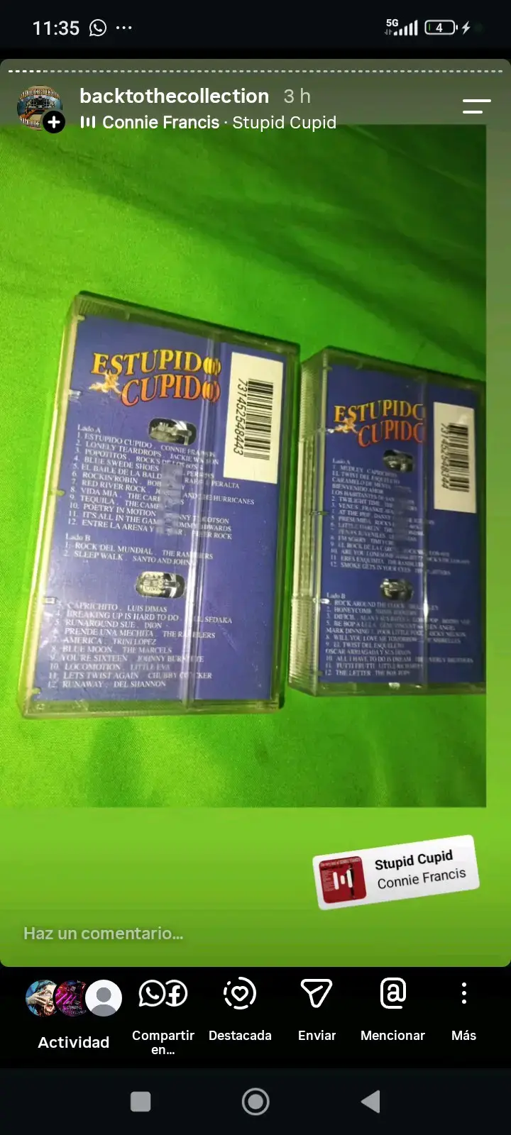 Cassettes Las Canciones de Estupido Cupido Vol. 1 y 2 - 2
