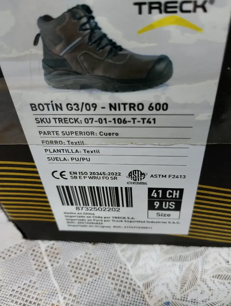Botines de seguridad Treck Nitro 600 marrones - 4
