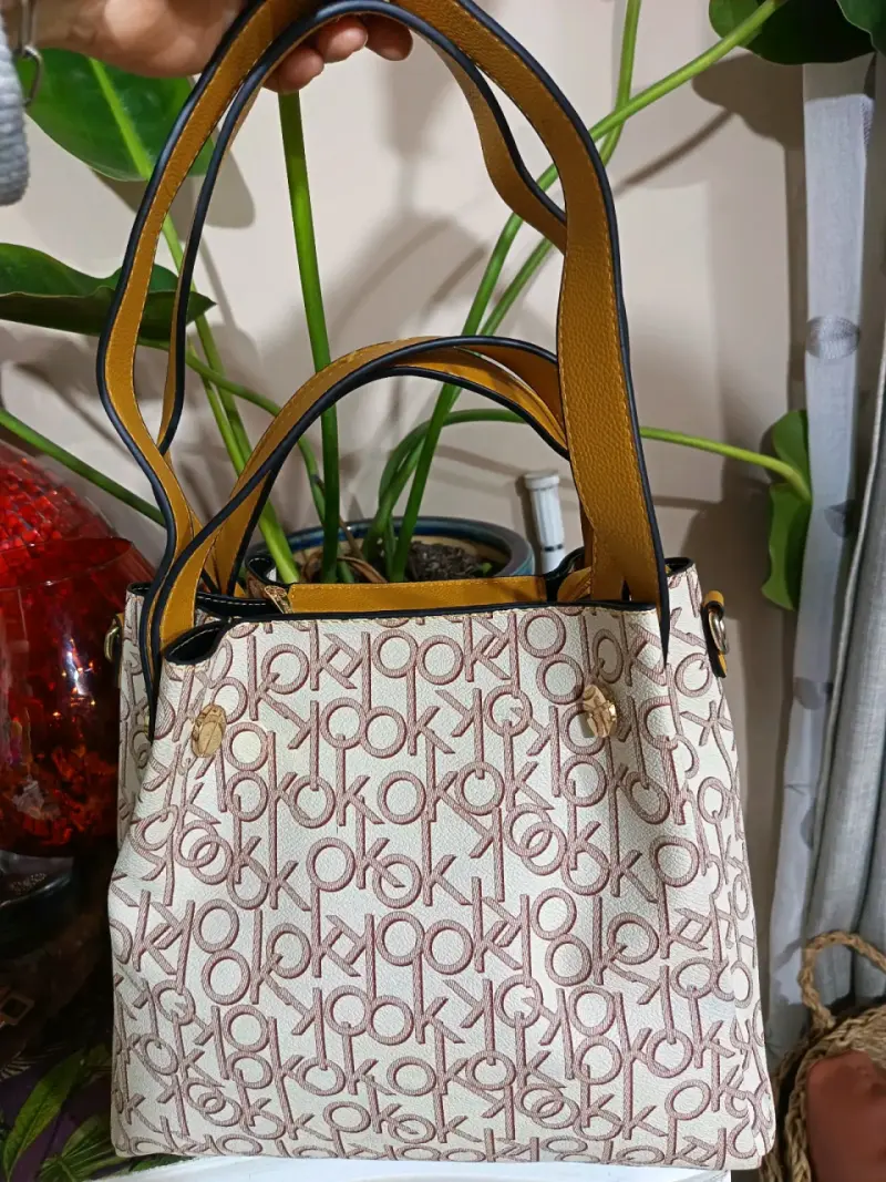 Bolso de mano GALLANTRY con diseño monograma - 1