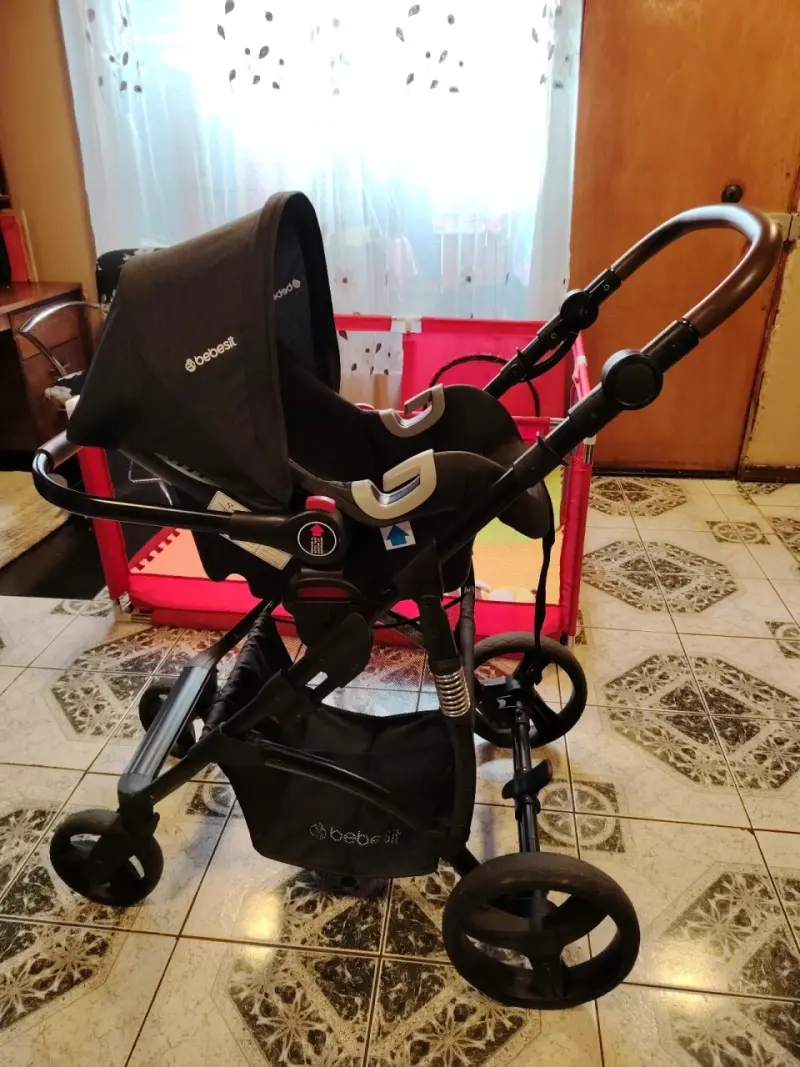 Coche cuna bebesit travel system quest lx negro - 5