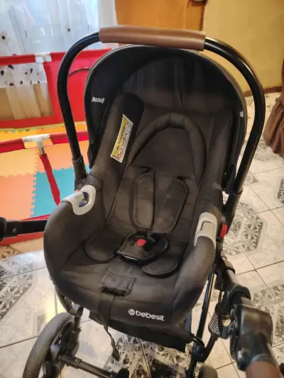 Coche cuna bebesit travel system quest lx negro - miniatura 6