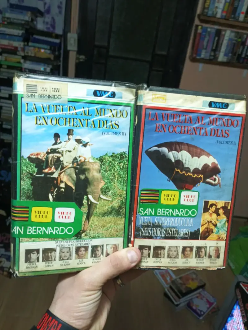 Colección VHS La Vuelta al Mundo en 80 Días Vol. I y II