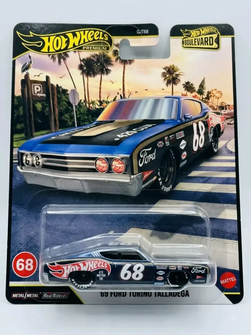 Hot Wheels Ford Torino Talladega 1969 Edición Premium