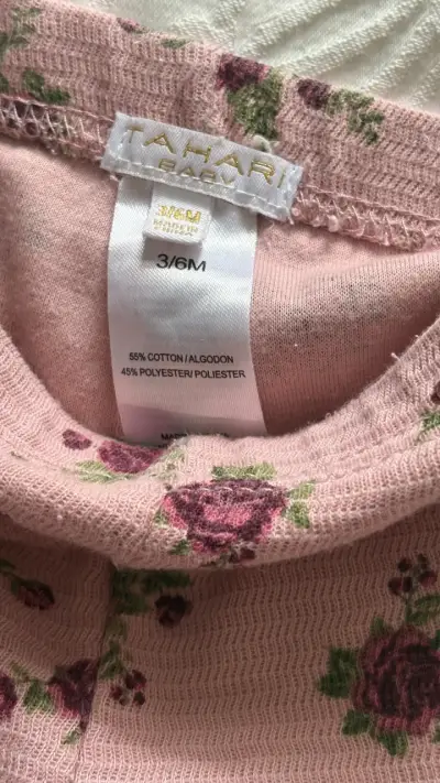 Leggings de bebé florales Tahari - miniatura 2