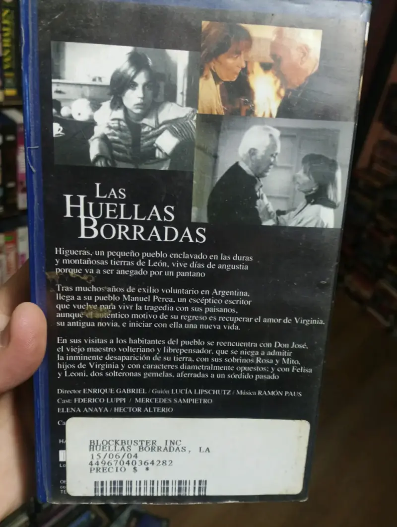 VHS Las Huellas Borradas de Enrique Gabriel - 2