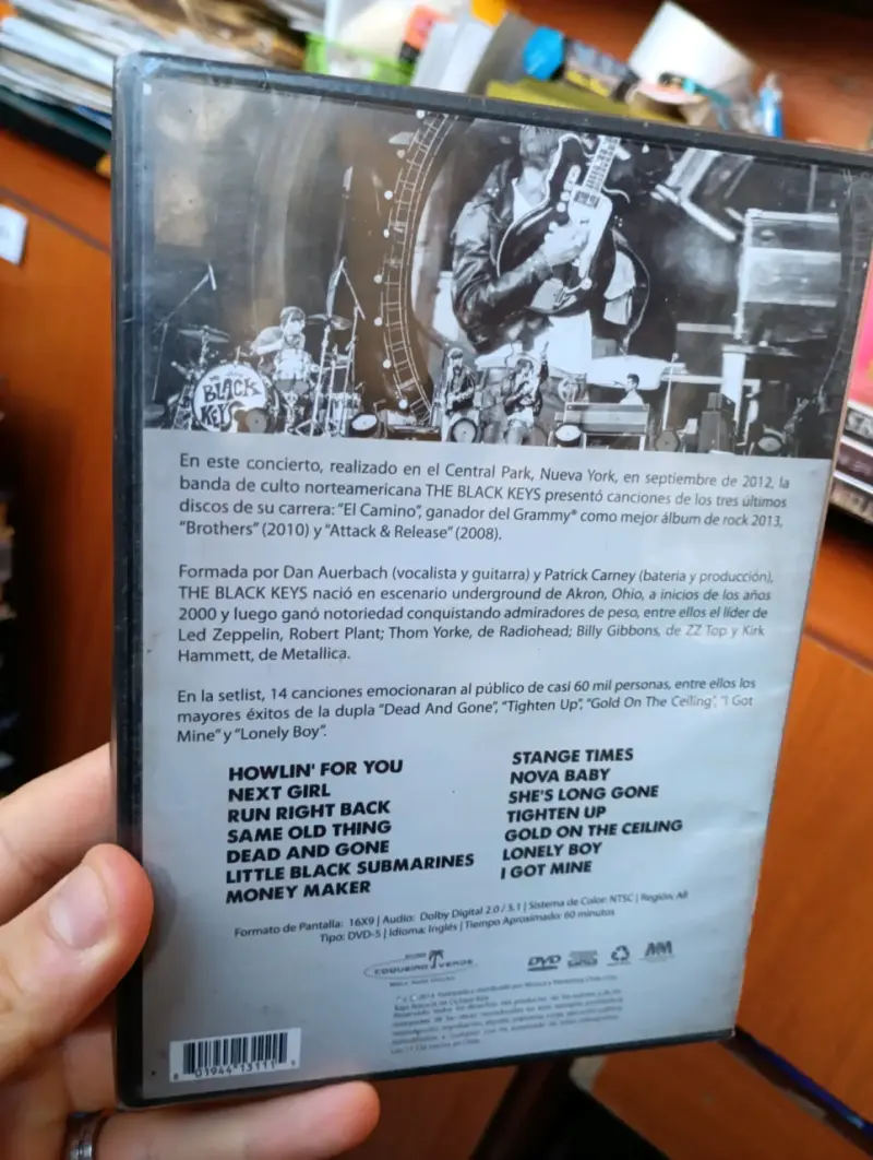 DVD The Black Keys Live in New York 2012 - 2