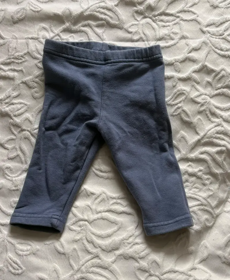 Pantalon de bebé azul suave - 1