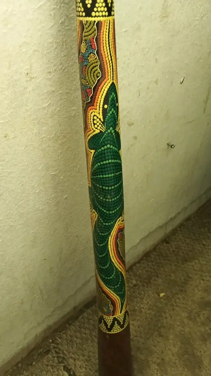 Didgeridoo artesanal pintado a mano - 1