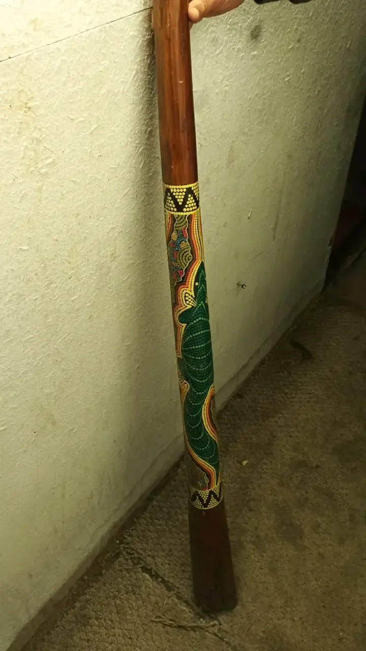 Didgeridoo artesanal pintado a mano - 2