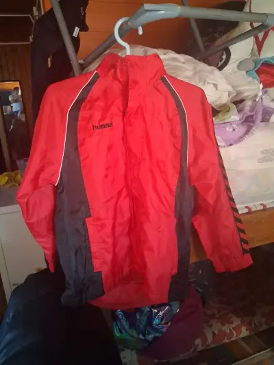 Chaqueta deportiva roja Hummel para hombre - miniatura 5