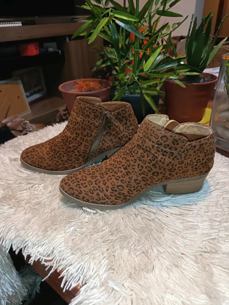 Botines de Leopardo con Cierre Lateral - 3