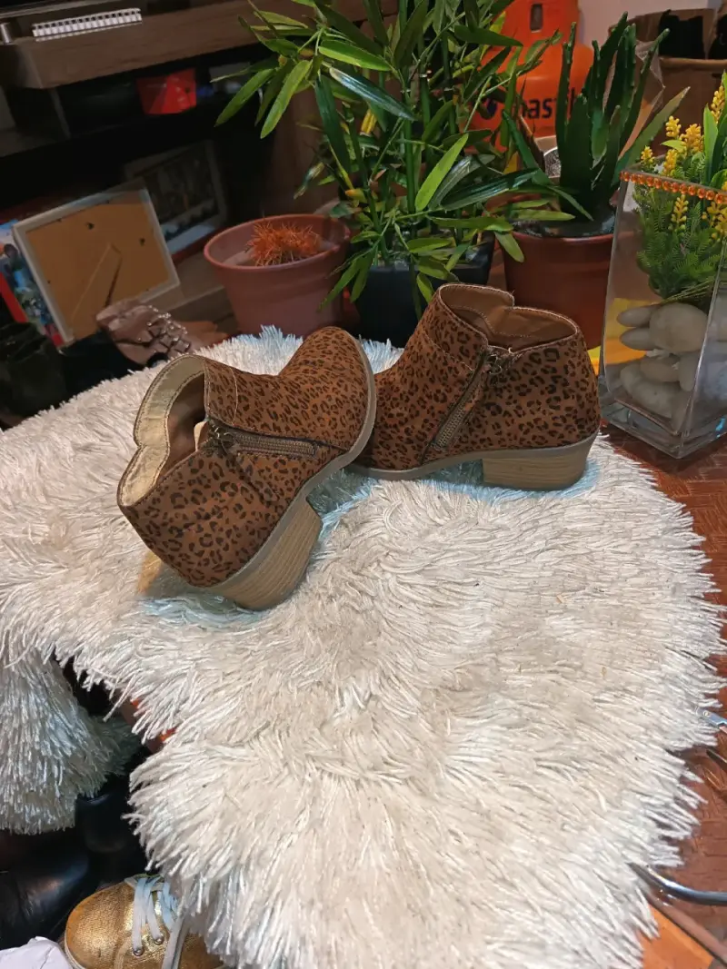 Botines de Leopardo con Cierre Lateral - 4