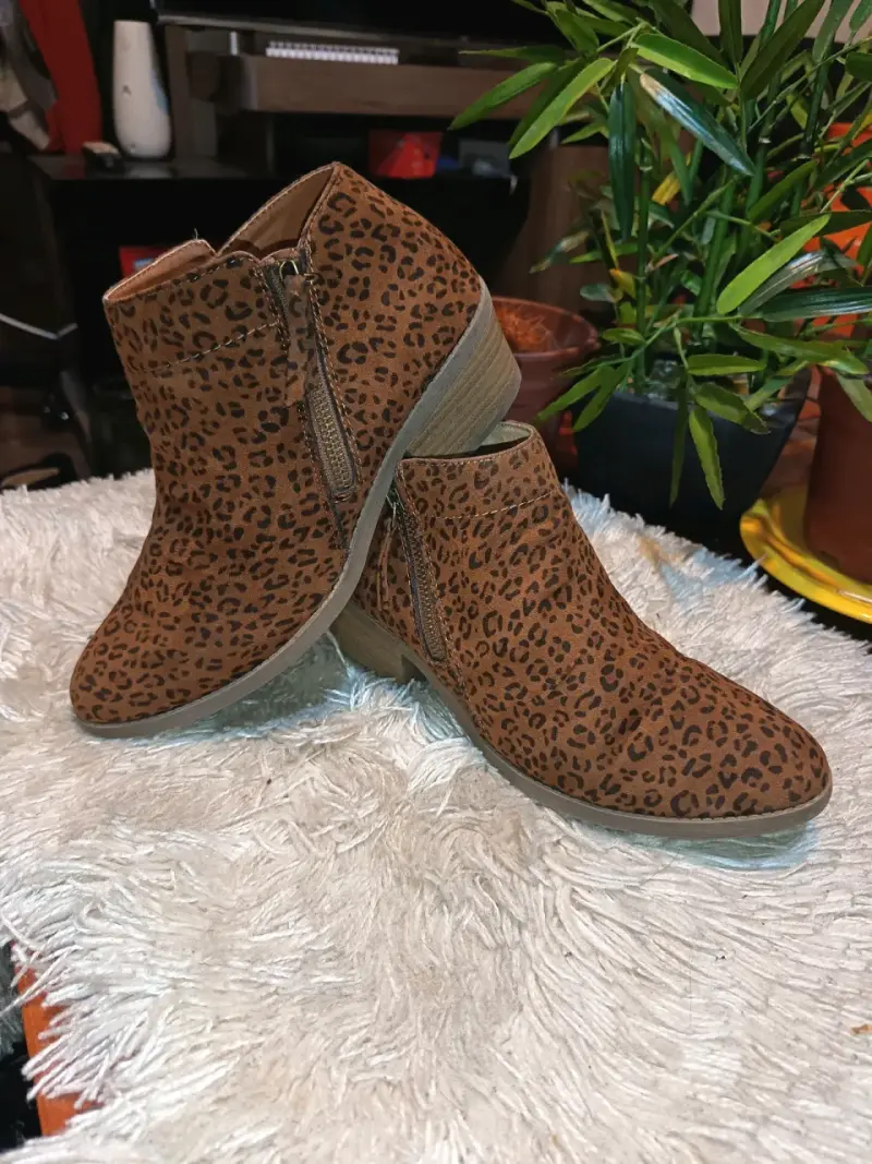 Botines de Leopardo con Cierre Lateral - 5