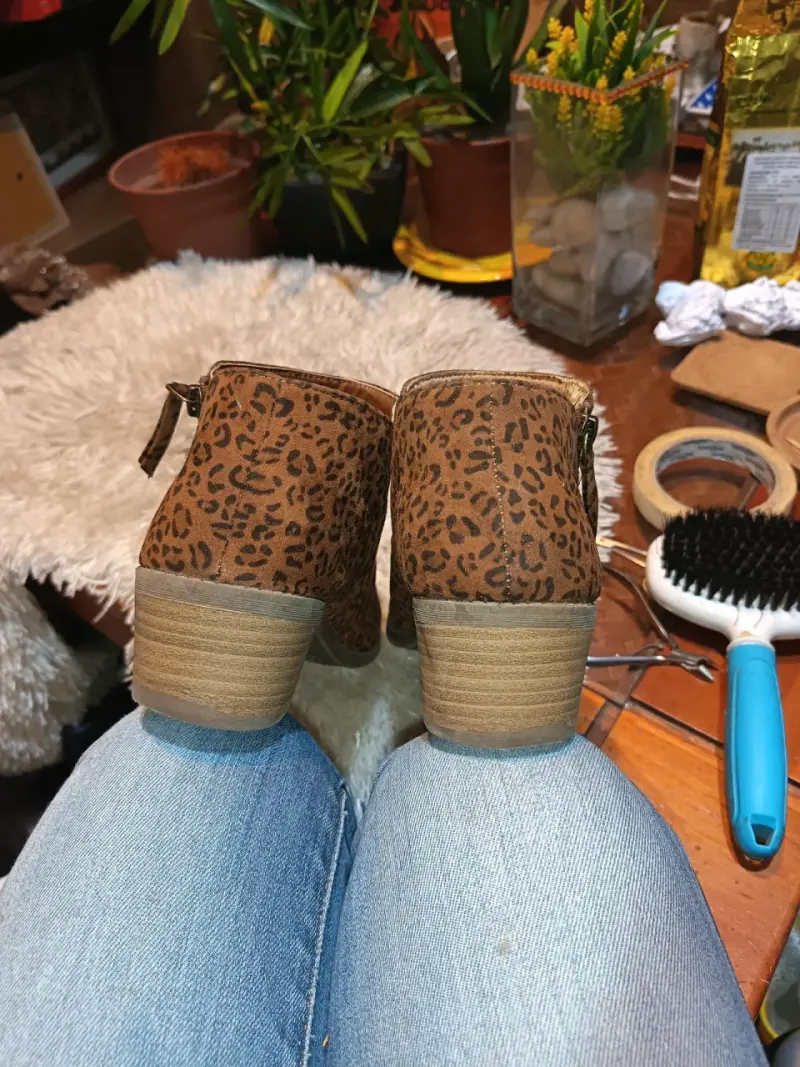 Botines de Leopardo con Cierre Lateral - 6