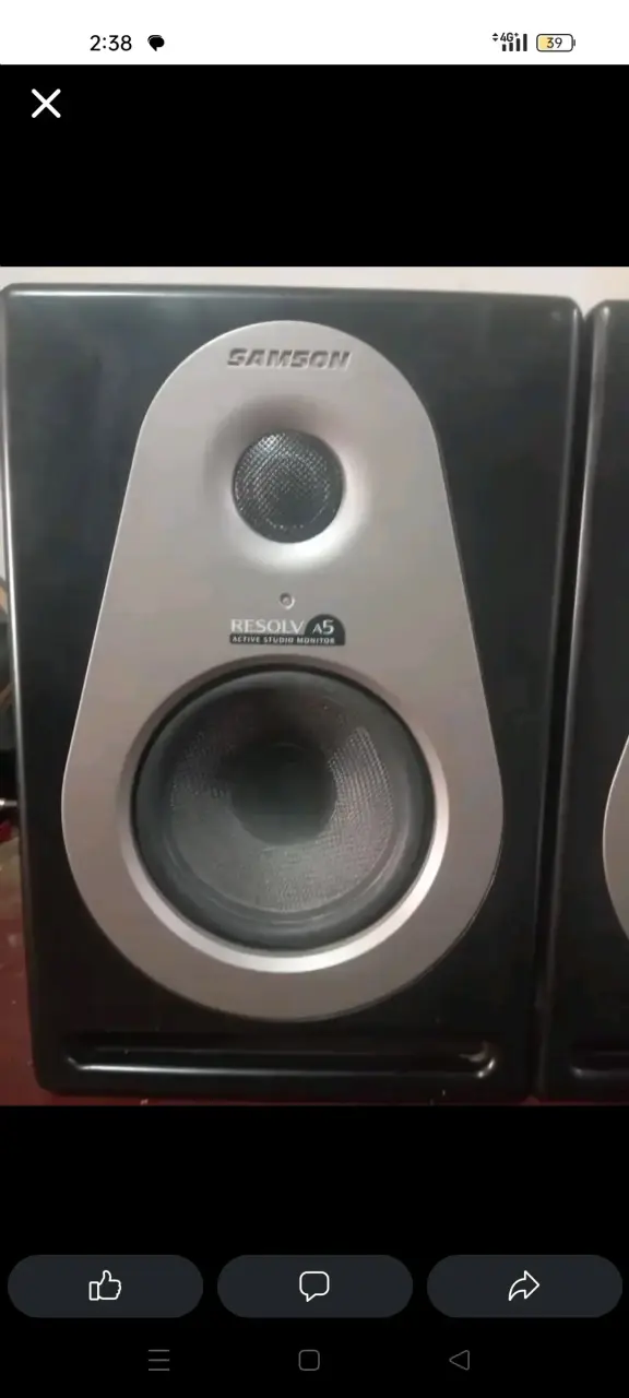 Monitores activos Samson Resolv A5 de estudio - 2