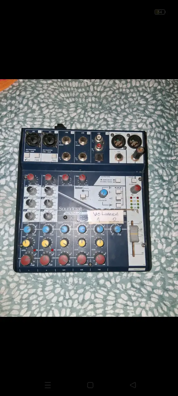 Mixer con interface Soundcraft Notepad-8FX - 2