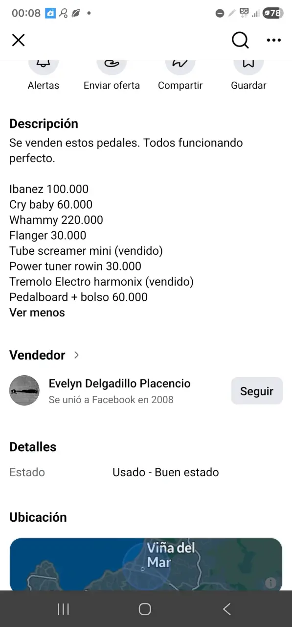 Pedalera Pedaltrain Novo 18 con Pedales de Efectos - 6