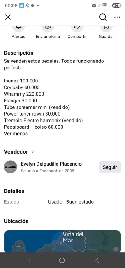 Pedalera Pedaltrain Novo 18 con Pedales de Efectos - miniatura 6