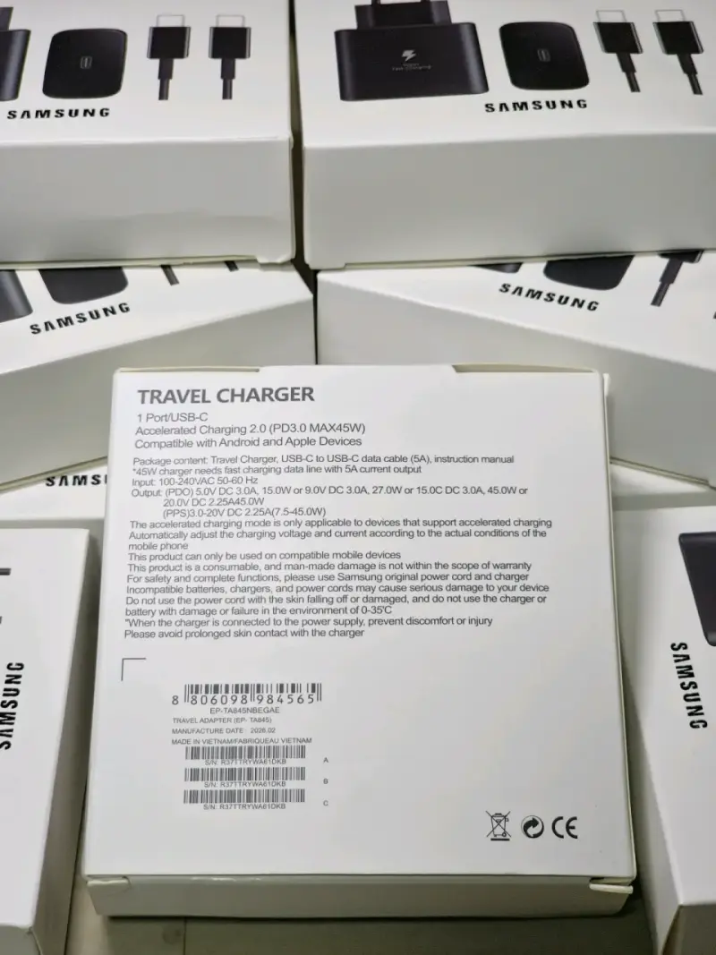 Cargador 45W PD con Cable USB-C - 2