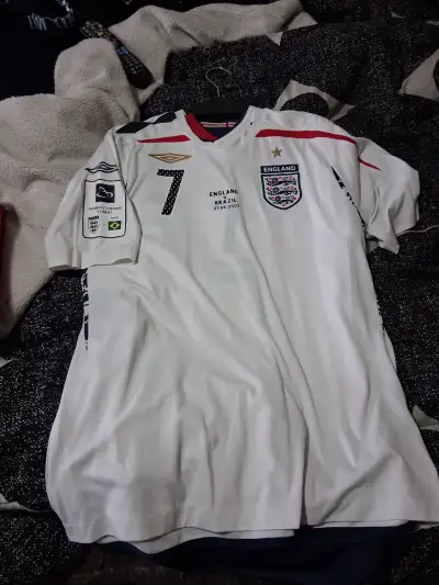 Camiseta de fútbol Inglaterra Beckham 2007 - miniatura 1