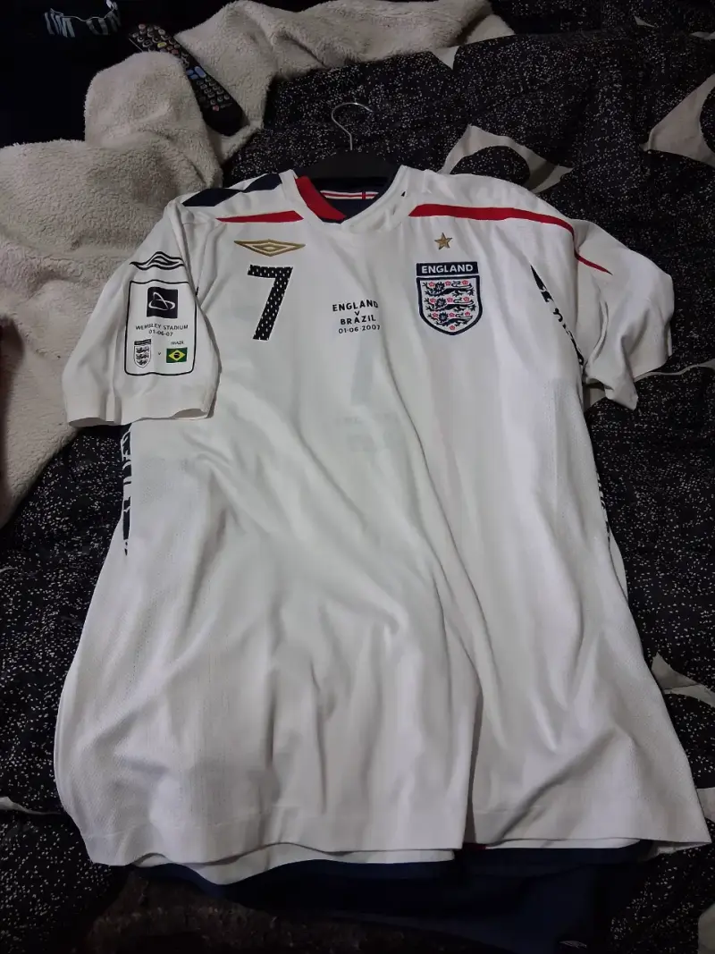 Camiseta de fútbol Inglaterra Beckham 2007 - 5