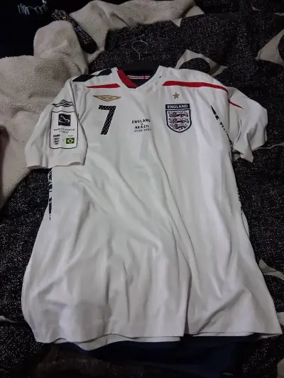 Camiseta de fútbol Inglaterra Beckham 2007 - miniatura 5