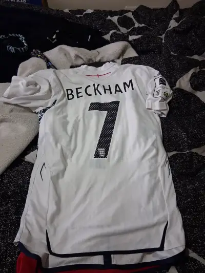 Camiseta de fútbol Inglaterra Beckham 2007 - miniatura 6